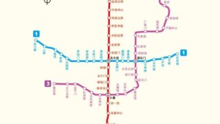 西安地下鉄路線図