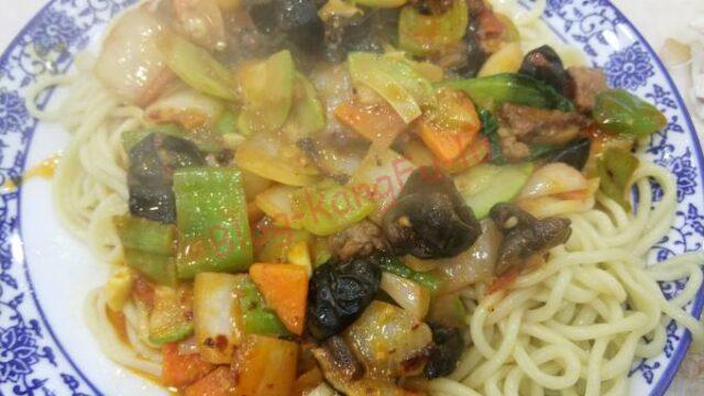 中国の食_西安_新疆拌麺