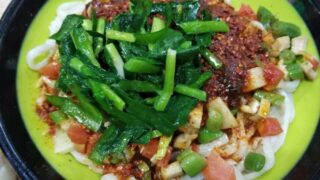 中国の食_西安_削筋面(シュージン麺)