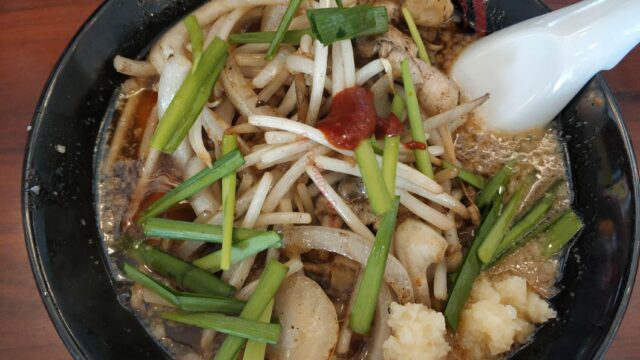 魁力屋 ラーメン 名古屋市 緑区 肉野菜炒め 醤油