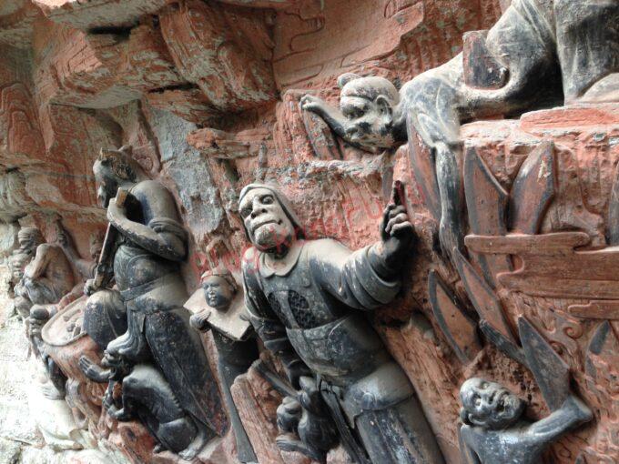 中国旅行 重慶 大足石刻 石窟 シルクロード 世界遺産 磁器口古鎮 火鍋