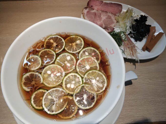 名古屋市 天白区 蒼空 ラーメン つけ麺 スダチ 酢橘 冷やし麺