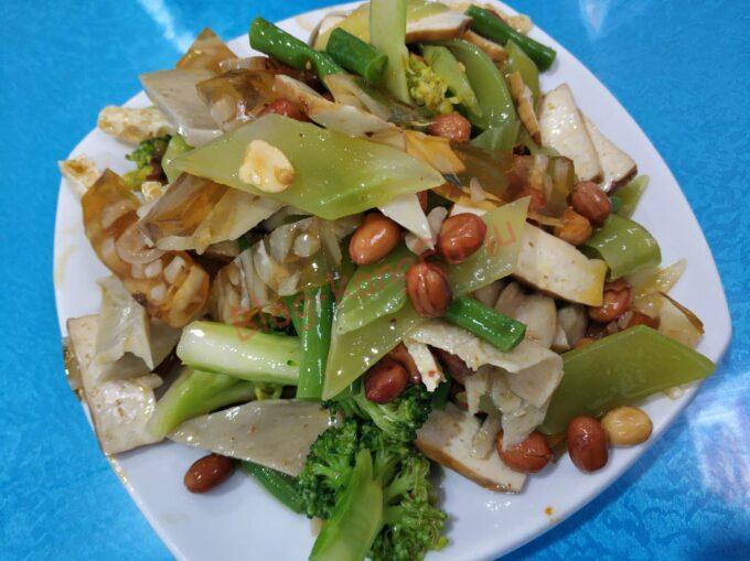 中国西安の中華料理 素菜