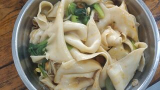 中国西安の名物麺 ビャンビャン麺