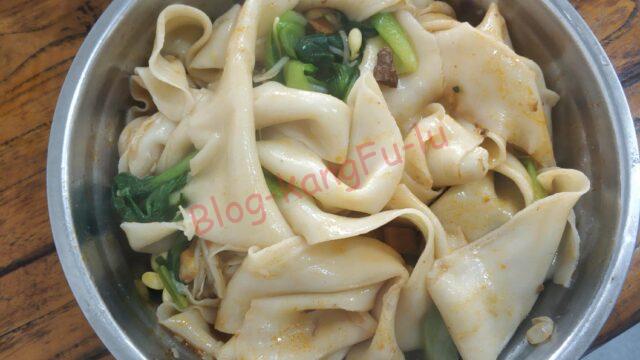 中国西安の名物麺 ビャンビャン麺