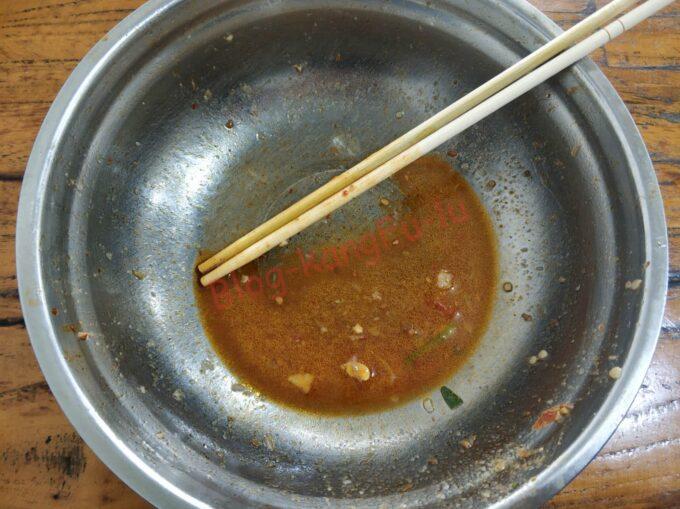 中国西安の名物麺 ビャンビャン麺