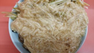 名古屋市緑区 ラーメンショップ ラーショ ネギいちラーメン 味噌 トロロ ネギ