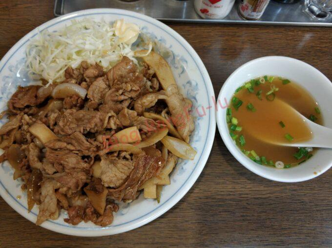 名古屋市天白区 中華料理 町中華 蘭蘭亭 豚丼 ポーク ブタ