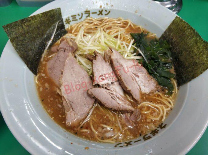 静岡県富士市 ラーメンショップ ネギみそチャーシュー麺