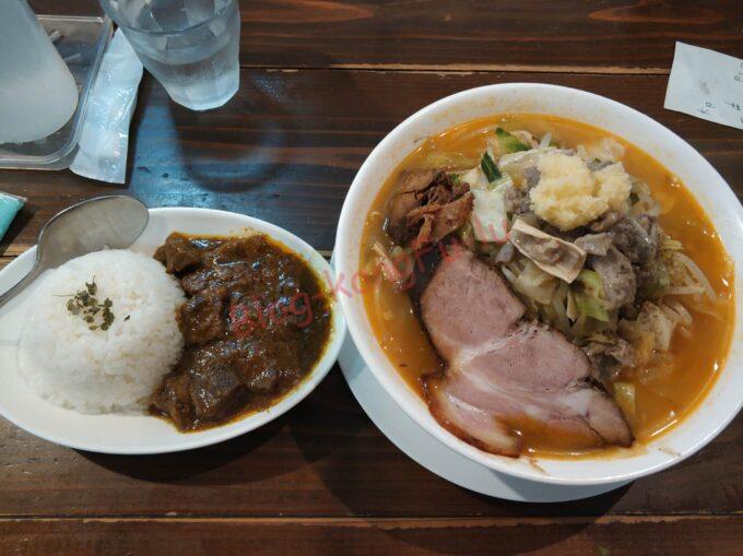 名古屋市中川区 ラーメン 達磨食堂 知多牛 ビーフカレー ニンニク ホルモン