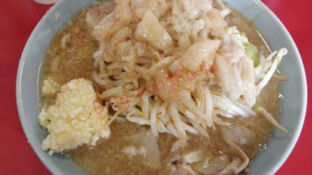 名古屋伏見 二郎系 ラーメン大 ニンニク アブラかたまり