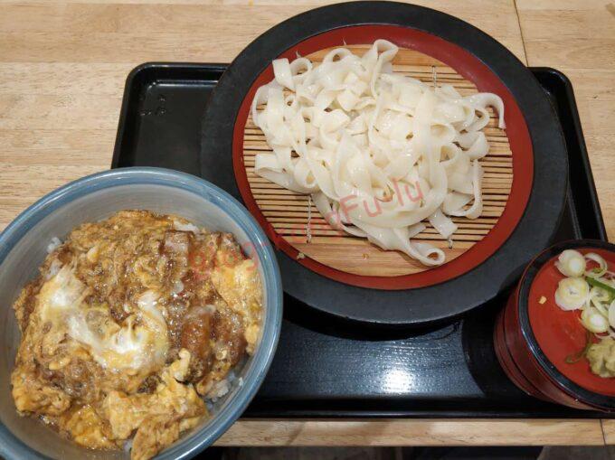 名古屋市中区 金山 きしめん 一八 カツ丼 かつ丼 ざるきし うどん ざるそば