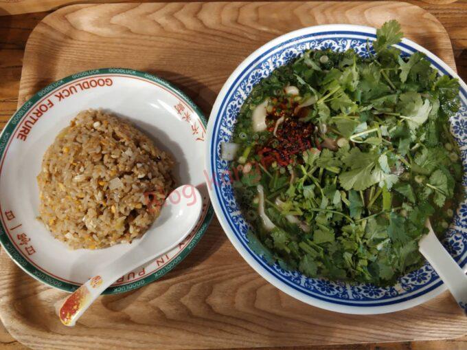 名古屋市瑞穂区 ラーメン 中華料理 ガチ中華 町中華 吼将四川老火鍋・酒場 蘭州牛肉麺 蘭州牛肉拉麺 炒飯 チャーハン