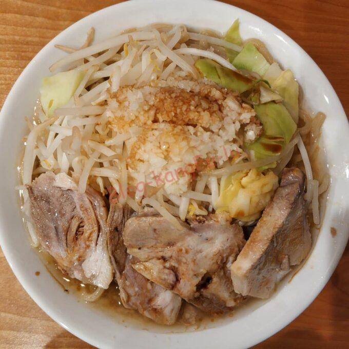 名古屋市守山区 ラーメン 二郎系 ミゾグチヤ ニンニク アブラ
