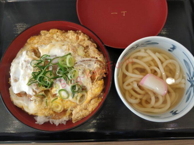 名古屋市名東区 うどん カツ丼 一丁 讃岐うどん 天かす