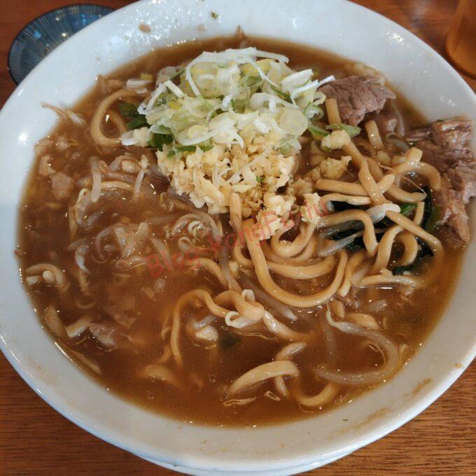 名古屋丸の内 二郎系 ラーメン 肉うどんさんすけ ニンニク アブラ ヤサイ チャーシュー