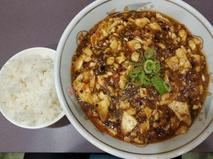 名古屋市天白区 中華料理 町中華 麻婆麺 ライス ラーメン 麻婆豆腐