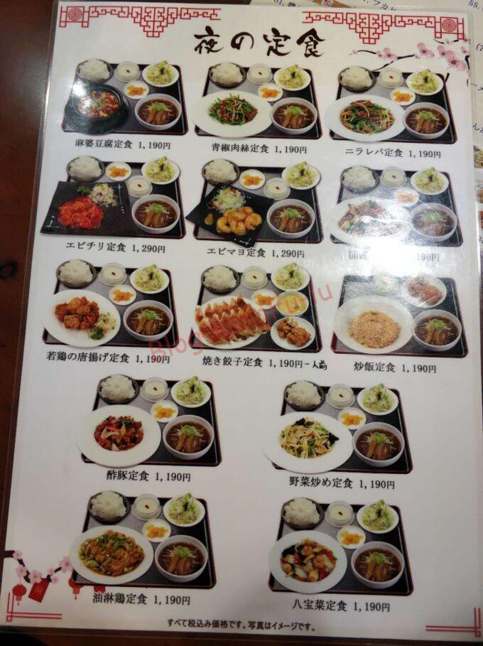 名古屋市中川区 新四川 中華料理 ガチ中華 大陸系中華 鴨血 ホルモン 定食