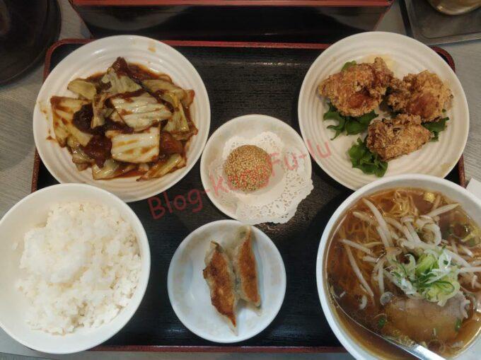 名古屋市天白区 町中華 中華料理 天幸 回鍋肉 ゴマ団子 醤油ラーメン 唐揚げ