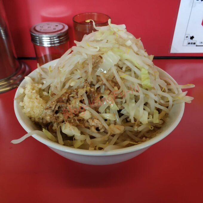 名古屋市中川区 二郎系 ラーメン ニンニク アブラ ヤサイ カラメ マシマシ 豚 ひばりヶ丘 三田