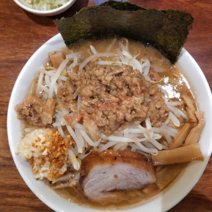 名古屋丸の内 ラーメン 肉うどんさんすけ ヤサイニンニクうどん ラーメン二郎