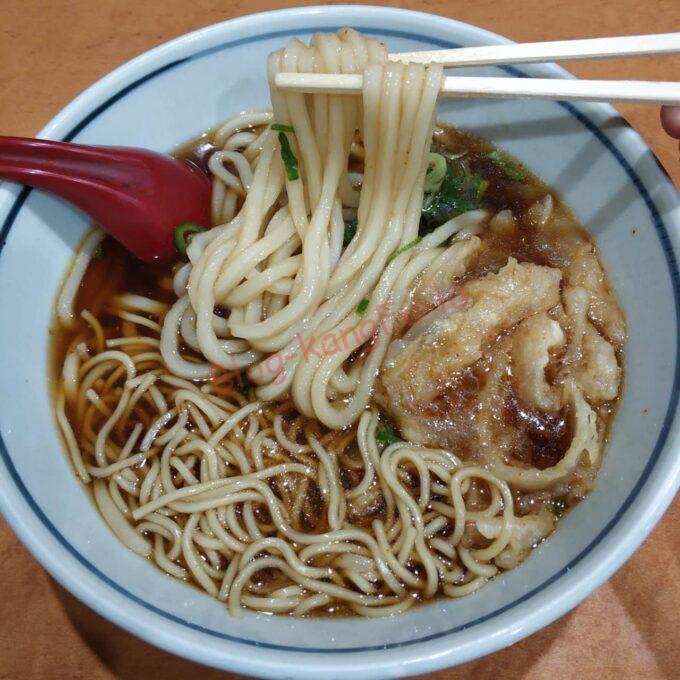 名古屋新栄 長命うどん う中 コロッケ かきあげ 玉ねぎ うどん 中華そば