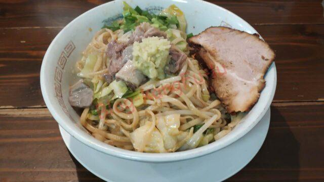 名古屋市中川区 ラーメン達磨食堂 焼きラーメン ニンニク