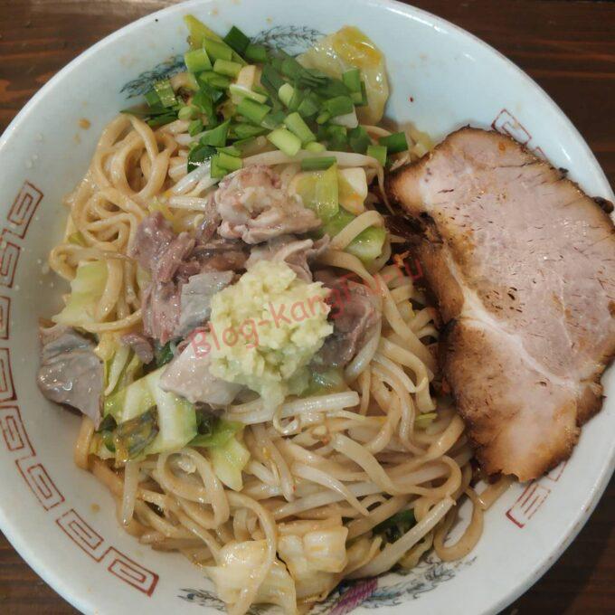 名古屋市中川区 ラーメン達磨食堂 焼きラーメン ニンニク