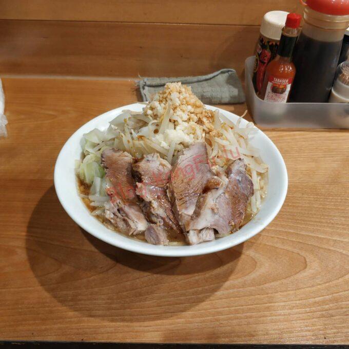 名古屋市名東区 二郎系 細麺 ミゾグチヤ ニンニク ふと麺