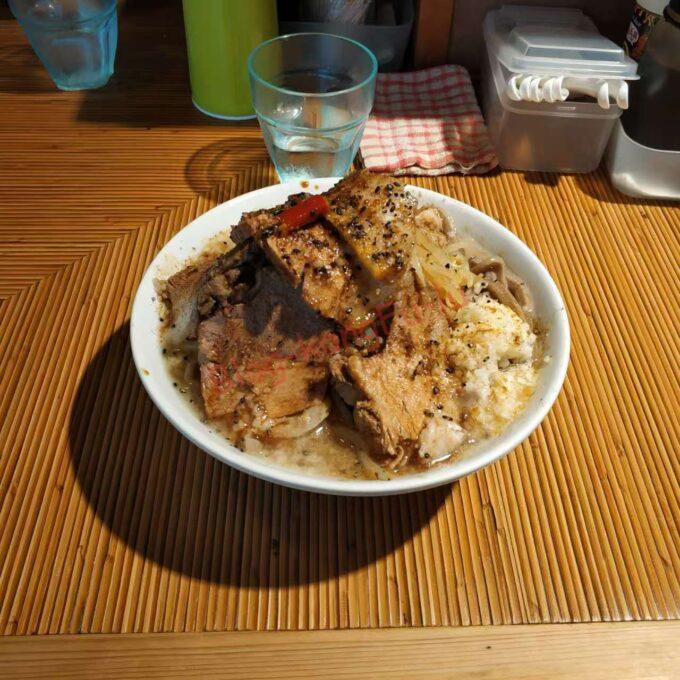 名古屋市守山区 三代目溝口屋 二郎系 豪麺 ネパル麺 ネパール コド粉 肉増し ニンニク