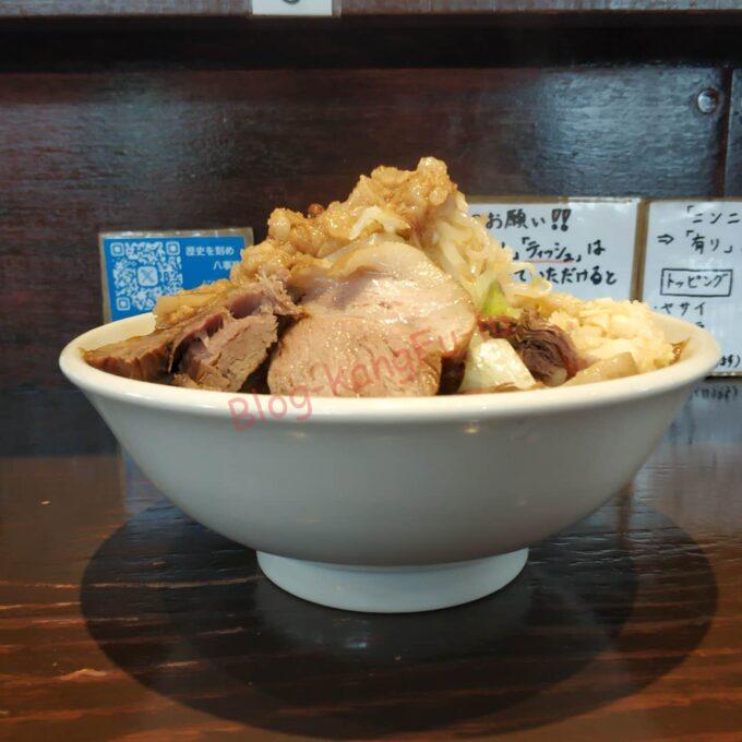 名古屋市天白区 歴史を刻め八事店 二郎系 塩 味薄め アジウスメ