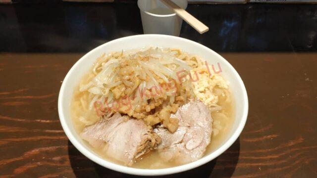 名古屋市天白区 歴史を刻め八事店 二郎系 塩 ニンニク アブラ 豚 味薄め