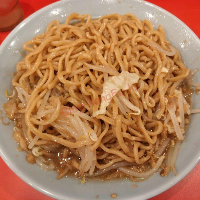 名古屋市中区 金山 二郎系 立川マシマシ ニンニク アブラ ヤサイ 味薄め 醤油少なめ 豚