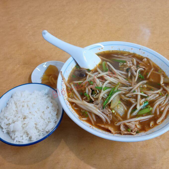 名古屋市天白区 スタミナラーメン ライス ニラもやし