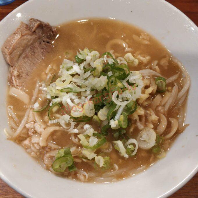 名古屋丸の内 ラーメン二郎 肉うどんさんすけ ヤサイニンニクうどん 豚