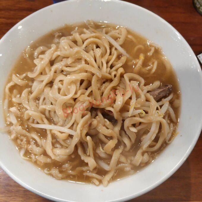 名古屋丸の内 ラーメン二郎 肉うどんさんすけ ヤサイニンニクうどん 豚