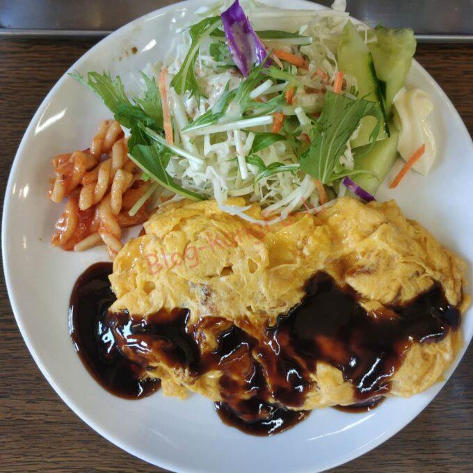 名古屋市天白区 中華料理 中国料理 町中華 蘭蘭亭 オムレツ定食 ラーメン