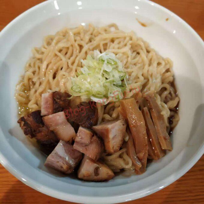 名古屋市中区 東別院 ラーメン 喜多楽 鶏油 麺 汁なし 油そば まぜそば 特盛