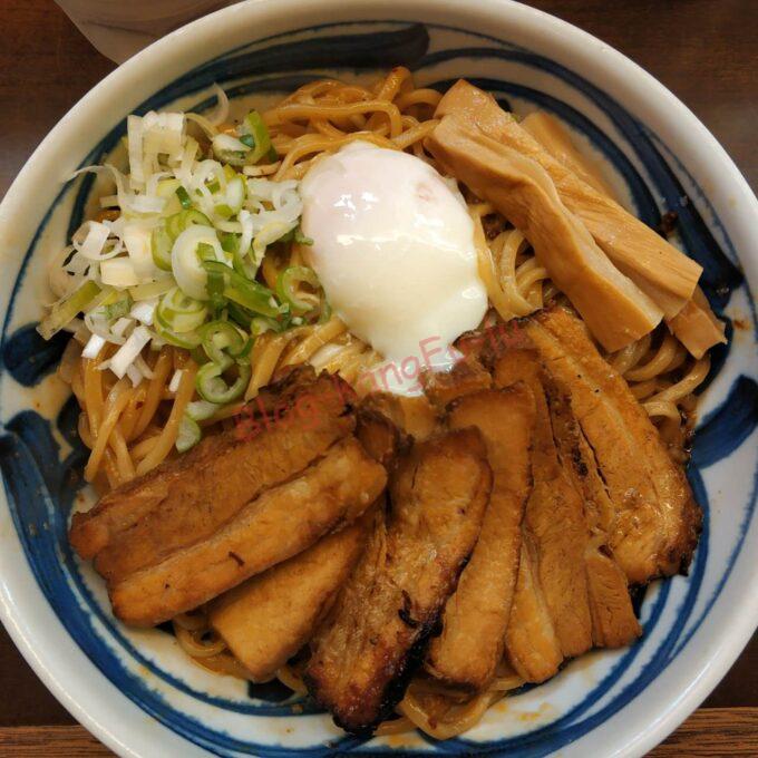 名古屋金山 飛騨高山 ラーメン ナカムラ荘 豆天狗 油そば チャーシュー 肉 豚特盛