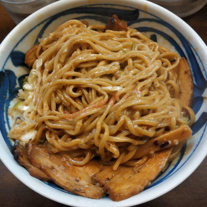 名古屋金山 飛騨高山 ラーメン ナカムラ荘 豆天狗 油そば チャーシュー 肉 豚特盛