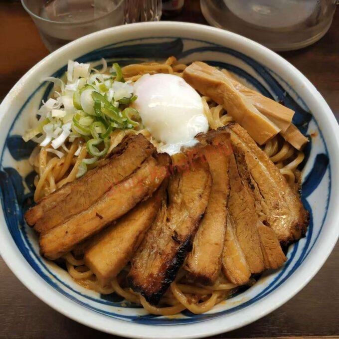 名古屋金山 飛騨高山 ラーメン ナカムラ荘 豆天狗 油そば チャーシュー 肉 豚特盛