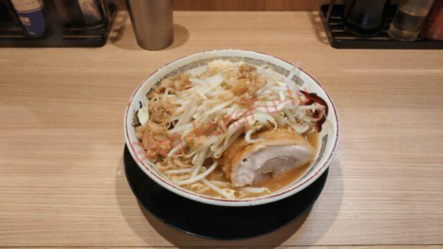 名古屋大須 ラーメン豚山 ニンニク アブラ ヤサイ 二郎系