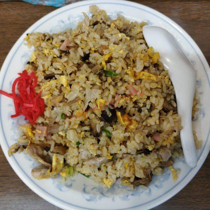 名古屋市天白区 町中華 中華料理 蘭蘭亭 肉入りチャーシュー炒飯 チャーハン