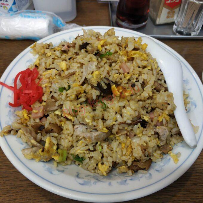 名古屋市天白区 町中華 中華料理 蘭蘭亭 肉入りチャーシュー炒飯 チャーハン