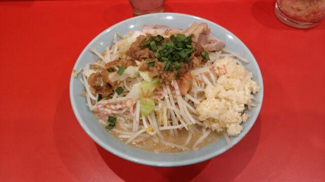 名古屋金山 立川マシマシ 冬の味噌ラーメン 二郎系 豚 ニンニクアブラ