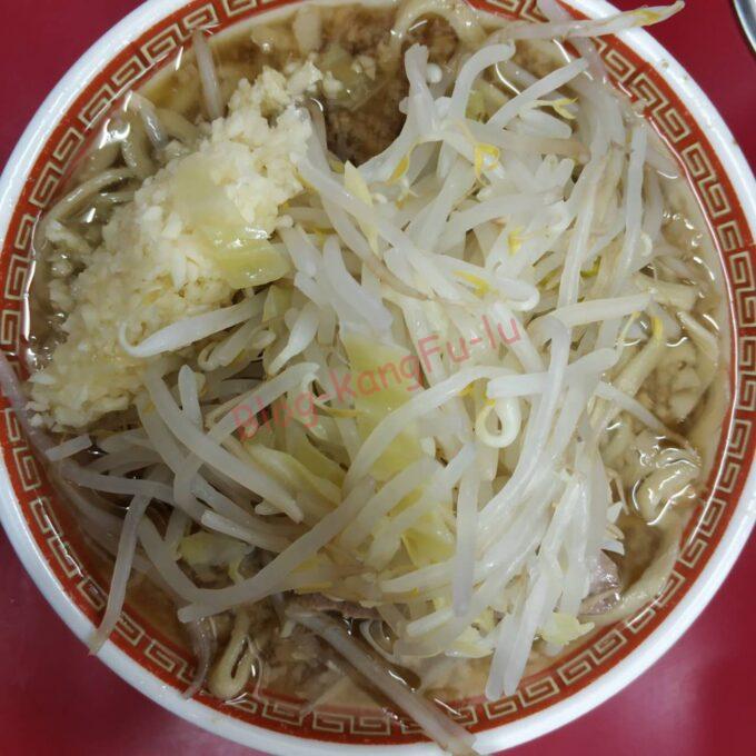 東京都目黒区 ラーメン二郎目黒店 ニンニク アブラ ヤサイ 豚 二郎系