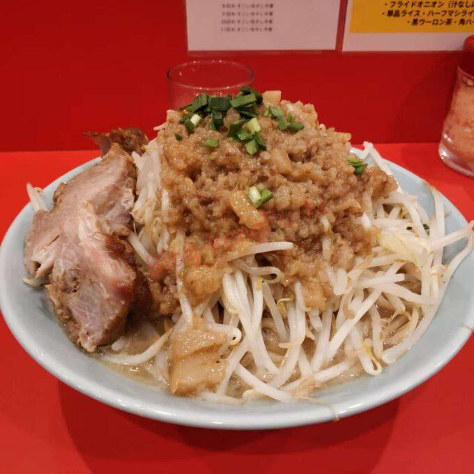 名古屋金山 立川マシマシ 冬の味噌ラーメン 二郎系 ニンニク アブラ 豚