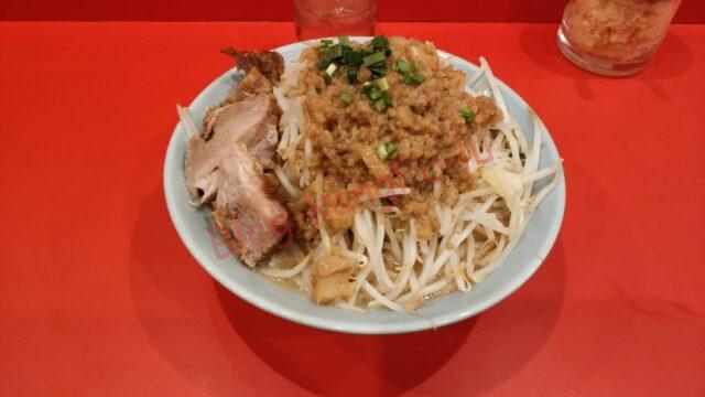 名古屋金山 立川マシマシ 冬の味噌ラーメン 二郎系 ニンニク アブラ 豚