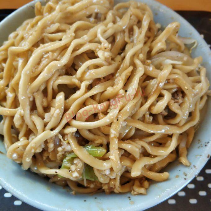 名古屋市昭和区 夢を語れ愛知 二郎系 汁なし 豚 ソーキ