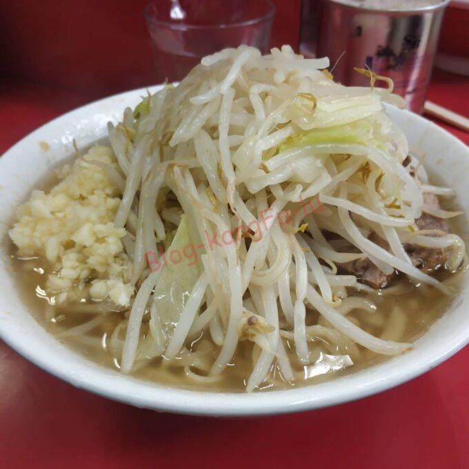 東京都港区 ラーメン二郎三田本店 ニンニク アブラ 豚 ファーストロット ファスロ